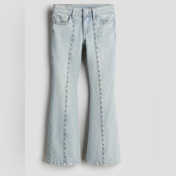 H&M Light Wash Flare Jeans - Picture 3 of 10